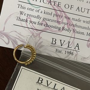 SOLD⭐️BVLA 16G Seamless Ring Yellow Gold